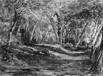 John Frederick Kensett œuvres - Windsor Forest Luminisme Paysage John Frederick Kensett